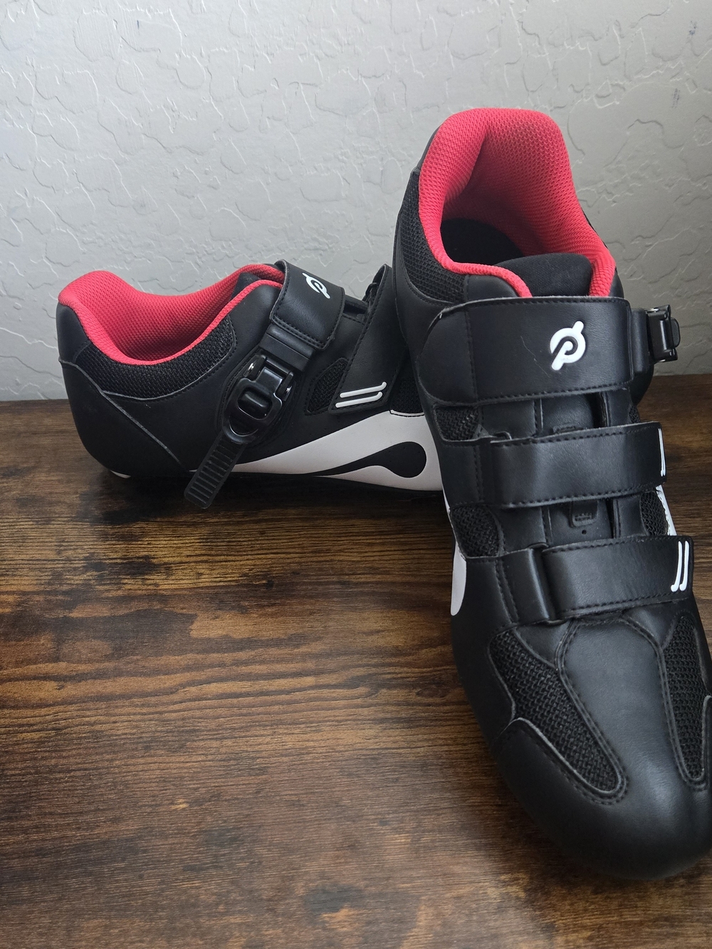 Peloton Indoor Cycling Shoes Size 47 EU / US 13 Men’s - Black/Red w/ Cleats